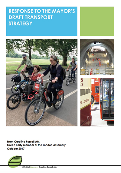 Transport Strategy response cover